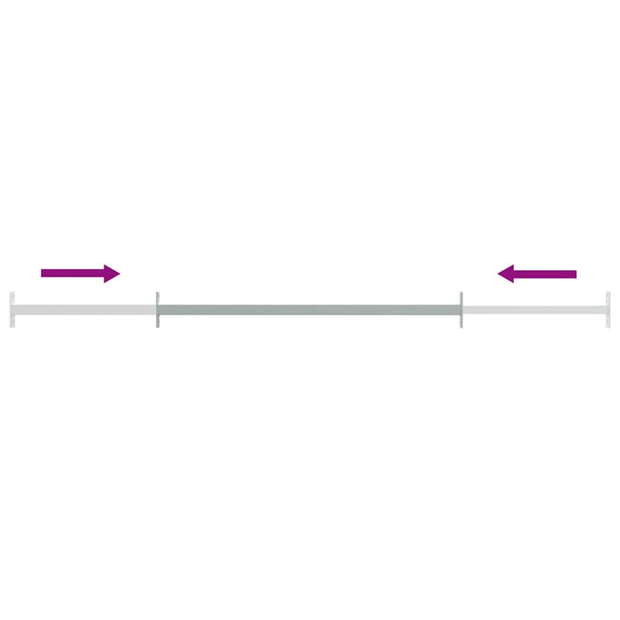 Barre di Sicurezza per Finestra Regolabili 3 pz 710-1200 mm 144516