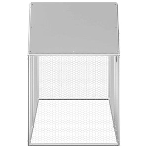 Pollaio 3x1x1,5 m in Acciaio Zincato 144554