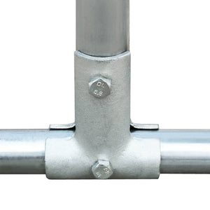 Pollaio 6 x 2 x 2 m con tetto in acciaio zincato resistente all'acqua 02_0001718