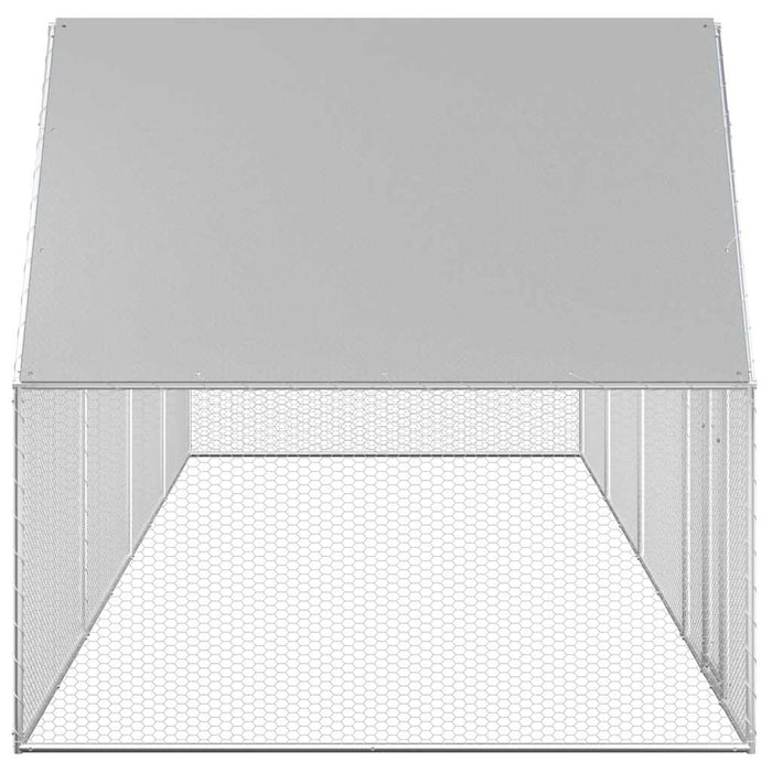 Pollaio 8x2x2 m in Acciaio Zincato 144558