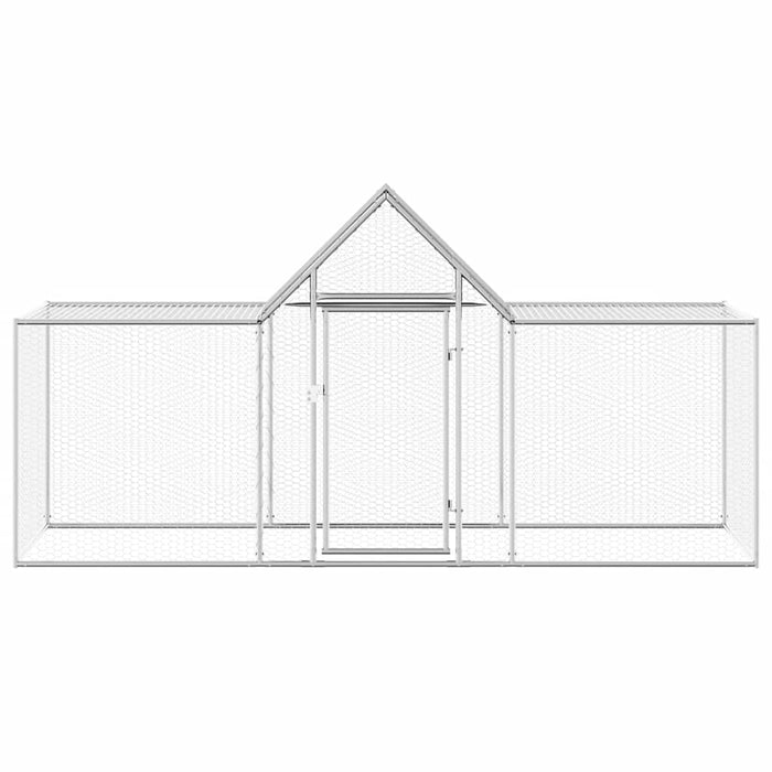 Pollaio 3x1x1,5 m in Acciaio Zincato 144559