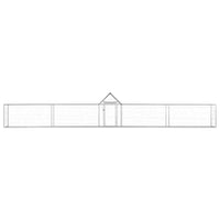 Pollaio 9x1x1,5 m in Acciaio Zincato