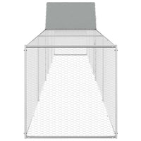 Pollaio 9x1x1,5 m in Acciaio Zincato 144561