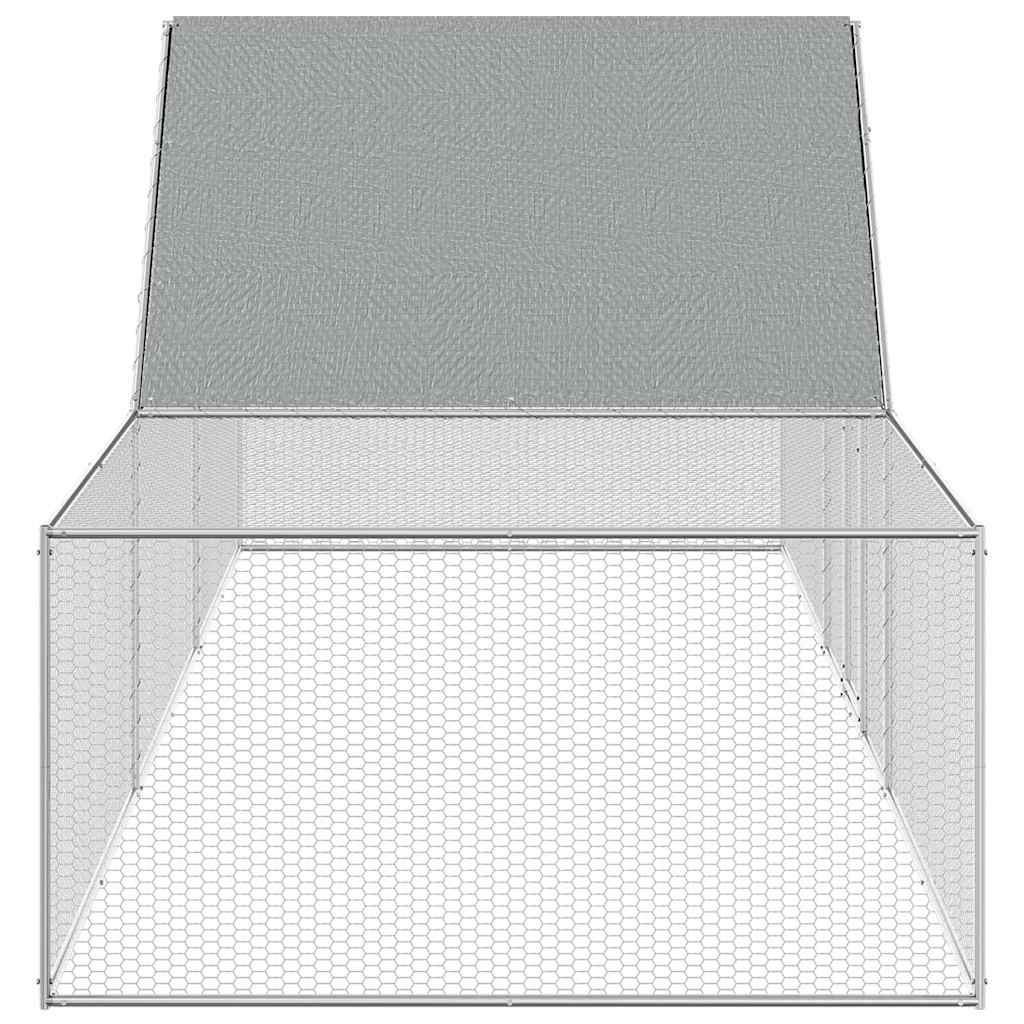 Pollaio 6x2x2 m in Acciaio Zincato 144562