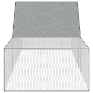 Pollaio 6x2x2 m in Acciaio Zincato 144562