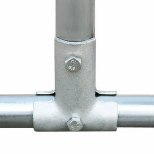 Pollaio 6 x 2 x 2 m con tetto in acciaio zincato resistente all'acqua 02_0001719