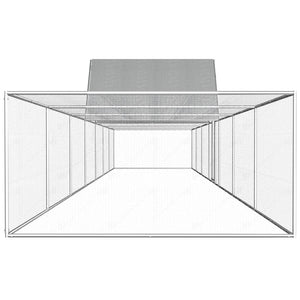 Pollaio 14x2x2 m in Acciaio Zincato cod mxl 45523