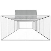 Pollaio 14x2x2 m in Acciaio Zincato 144564