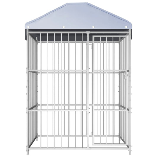 Canile da Esterno con Tetto 150x150x200 cm 144619