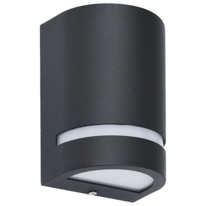 Lampade da Parete da Esterno 2 pz 35 W Nere Semicircolari cod mxl 63955