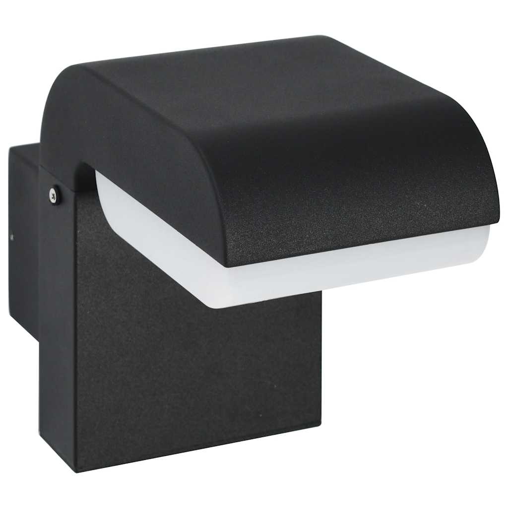 Lampada da Parete da Esterno a LED 9 W Nera Ovale 45652