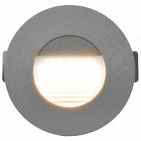 Lampade da Parete da Esterno a LED 6 pz 2 W Argento Rotonde 45655