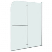 Box Doccia Pieghevole a Libro 2 Pannelli in ESG 95x140 cm