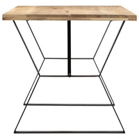 Tavolo da Pranzo 140x80x76 cm in Legno Massello di Mango  cod mxl 17039