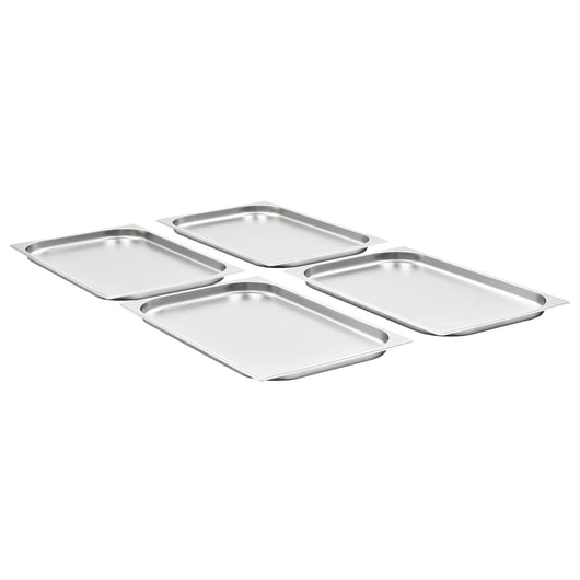 Contenitori Gastronorm 4 pz GN 1/1 20 mm in Acciaio Inox 50878