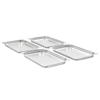 Contenitori Gastronorm 4 pz GN 1/1 40 mm in Acciaio Inox  cod mxl 78384