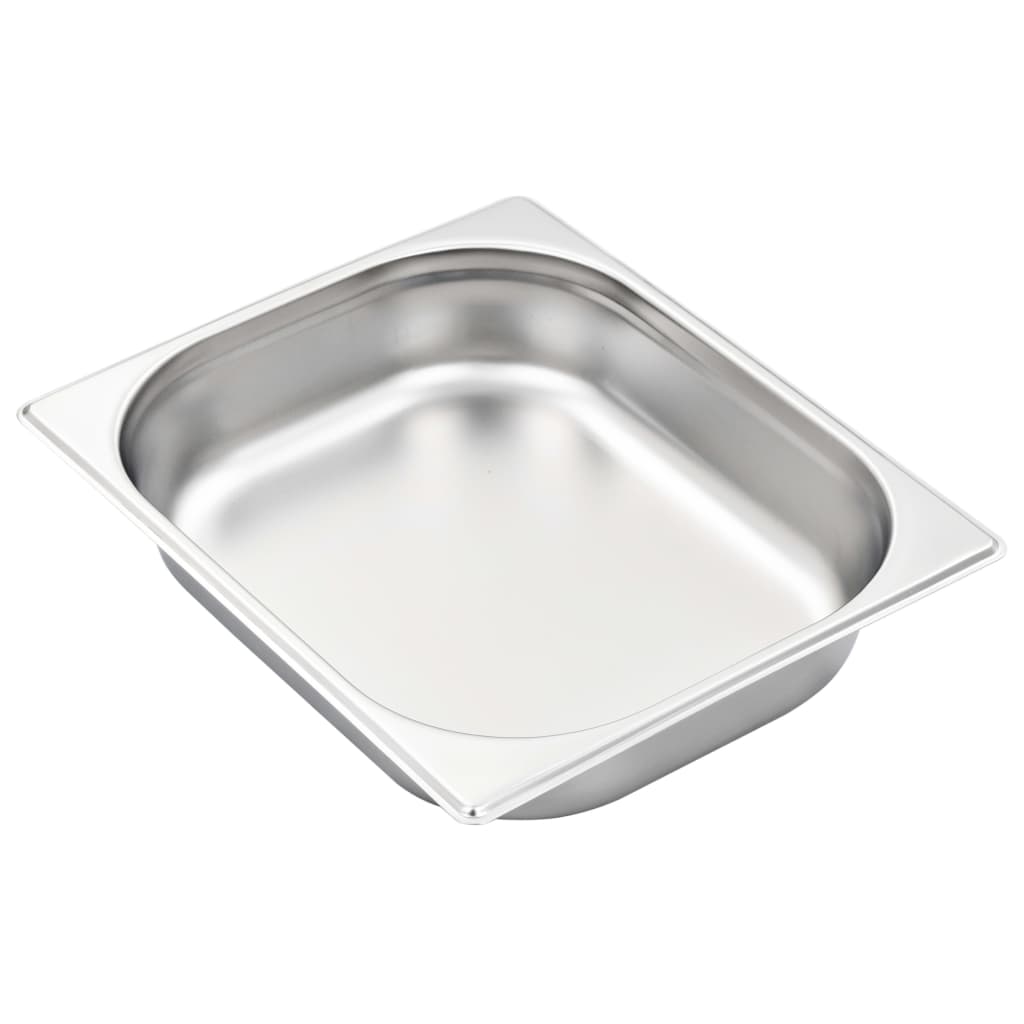 Contenitori Gastronorm 4 pz GN 1/2 65 mm in Acciaio Inox 50887