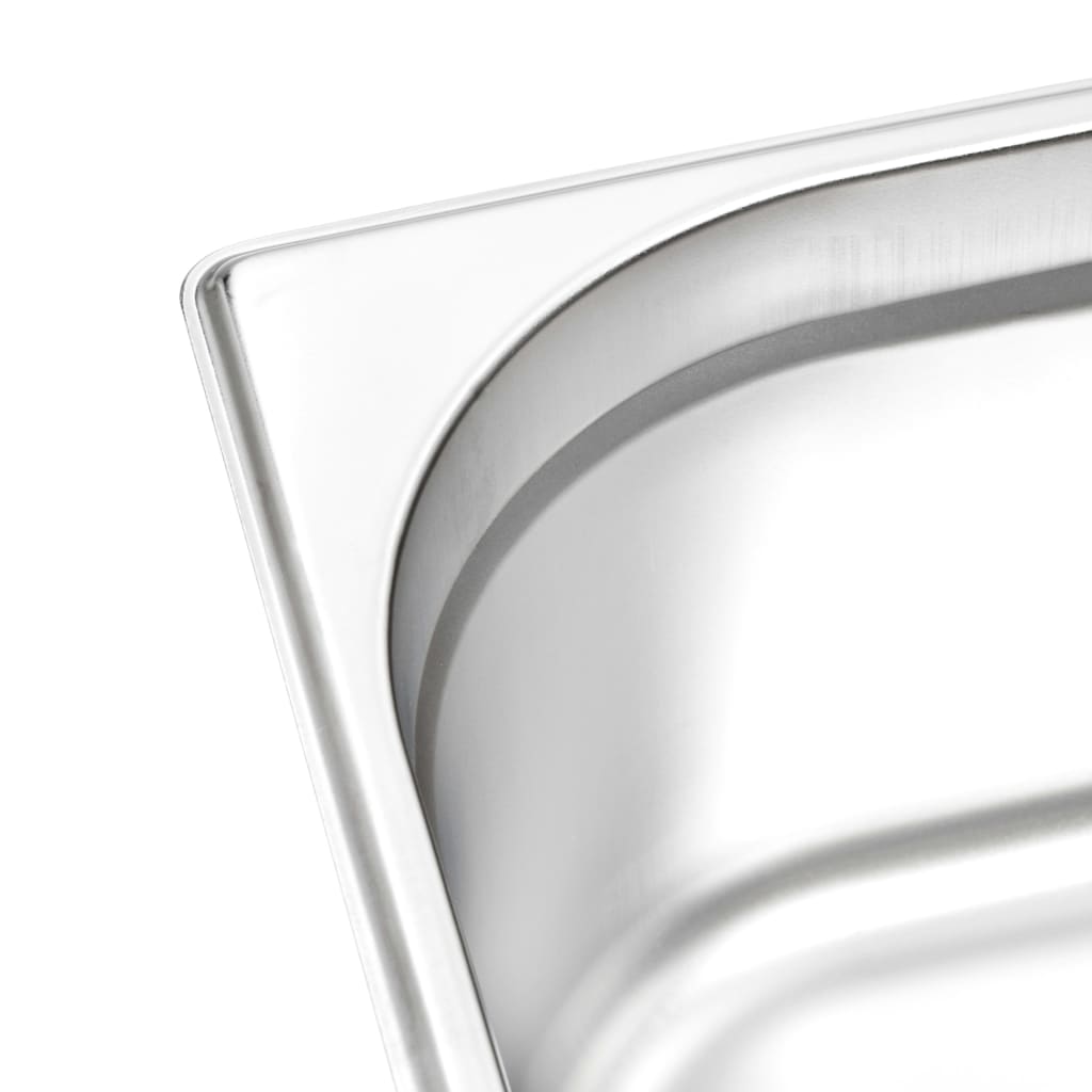 Contenitori Gastronorm 2 pz GN 1/2 150 mm in Acciaio Inox 50889