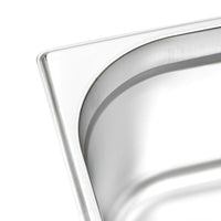 Contenitori Gastronorm 2 pz GN 1/2 150 mm in Acciaio Inox 50889