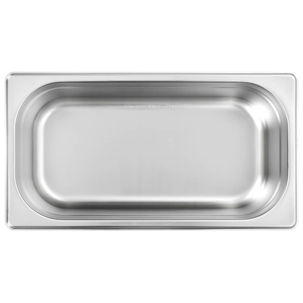 Contenitori Gastronorm 8 pz GN 1/3 100 mm in Acciaio Inox cod mxl 78585