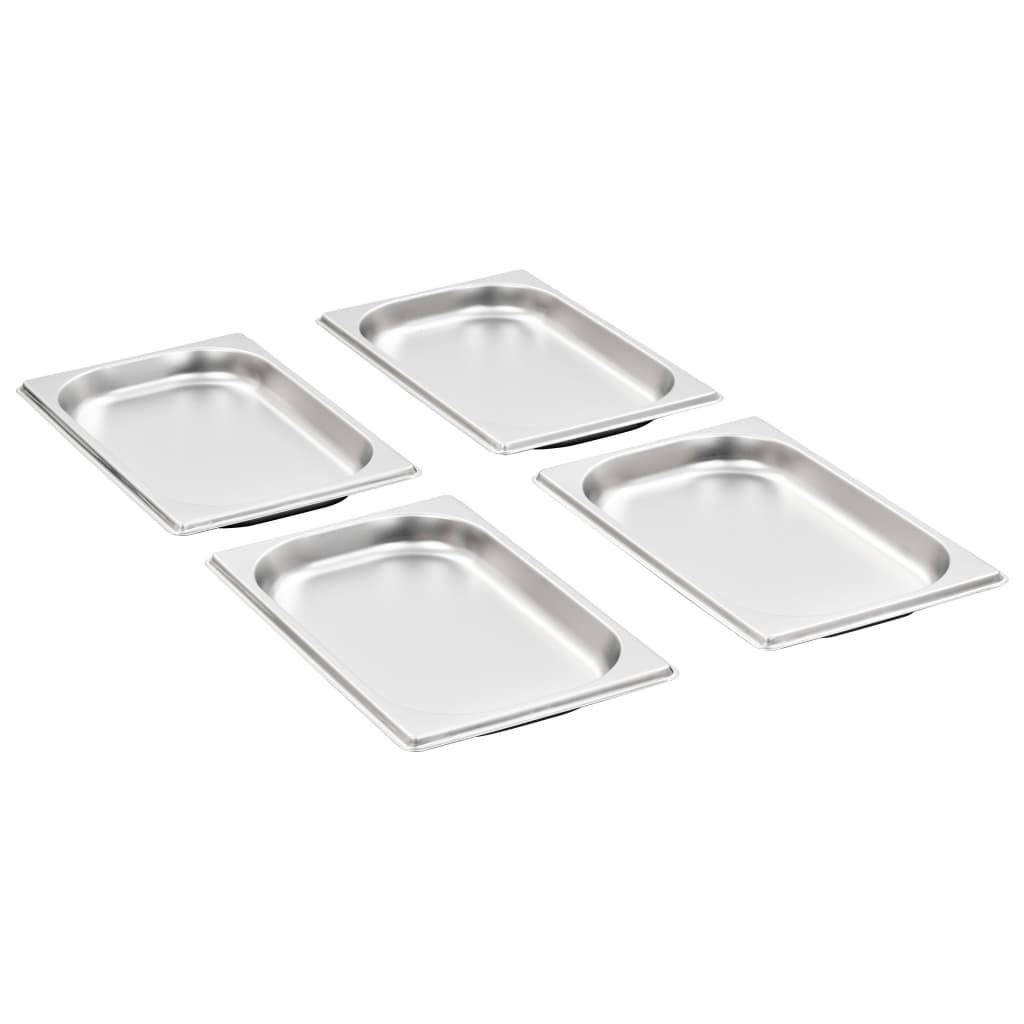 Contenitori Gastronorm 12 pz GN 1/4 20 mm in Acciaio Inox cod mxl 78570