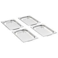 Contenitori Gastronorm 12 pz GN 1/4 20 mm in Acciaio Inox cod mxl 78570