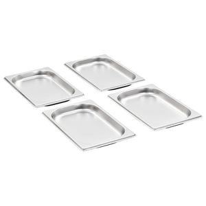 Contenitori Gastronorm 12 pz GN 1/4 20 mm in Acciaio Inox 50899