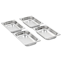 Contenitori Gastronorm 12 pz GN 1/4 40 mm in Acciaio Inox 50900