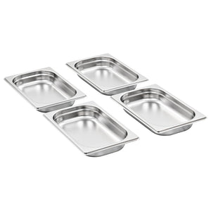 Contenitori Gastronorm 12 pz GN 1/4 40 mm in Acciaio Inox 50900