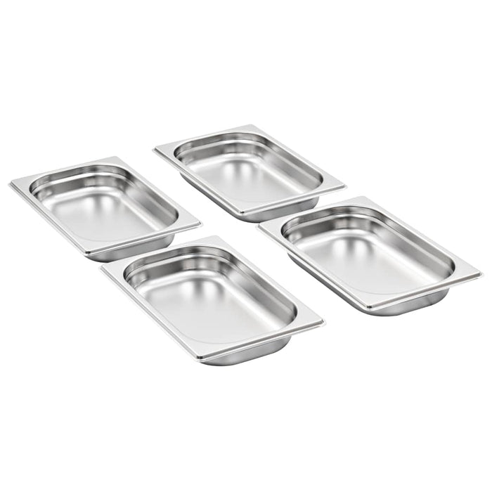 Contenitori Gastronorm 12 pz GN 1/4 40 mm in Acciaio Inox 50900