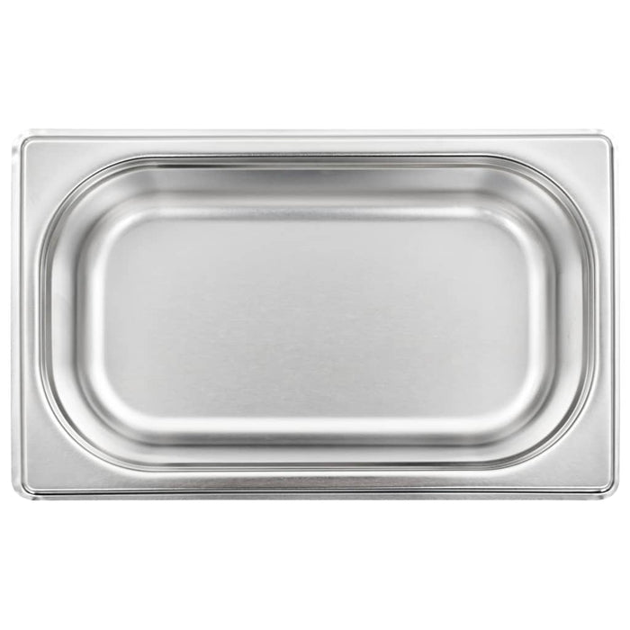 Contenitori Gastronorm 8 pz GN 1/4 65 mm in Acciaio Inox 50901