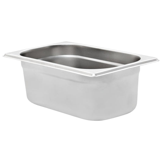 Contenitori Gastronorm 8 pz GN 1/4 100 mm in Acciaio Inox 50902