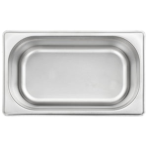Contenitori Gastronorm 8 pz GN 1/4 100 mm in Acciaio Inox 50902