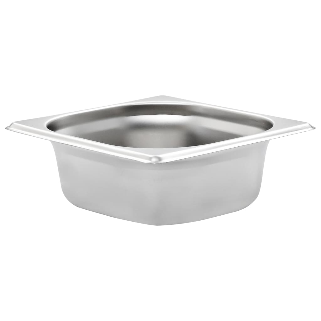 Contenitori Gastronorm 12 pz GN 1/6 65 mm in Acciaio Inox 50906
