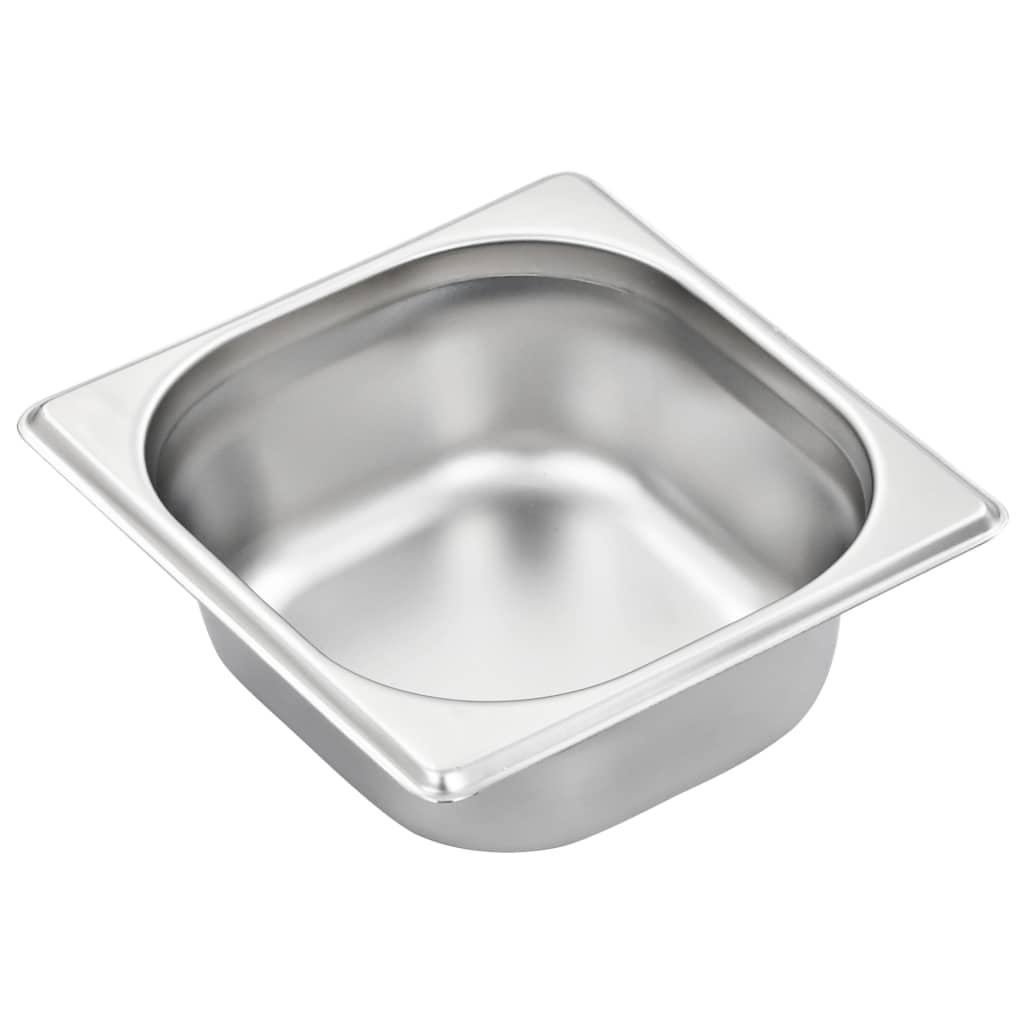 Contenitori Gastronorm 12 pz GN 1/6 65 mm in Acciaio Inox 50906
