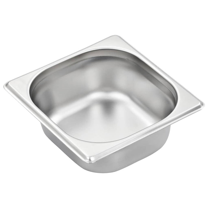 Contenitori Gastronorm 12 pz GN 1/6 65 mm in Acciaio Inox 50906