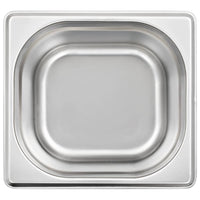 Contenitori Gastronorm 12 pz GN 1/6 100 mm in Acciaio Inox 50907