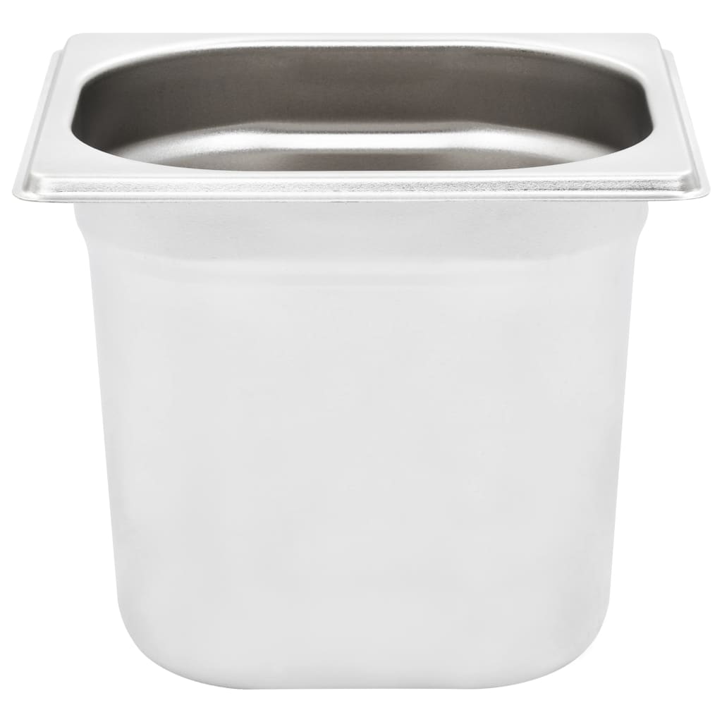 Contenitori Gastronorm 8 pz GN 1/6 150 mm in Acciaio Inox 50908