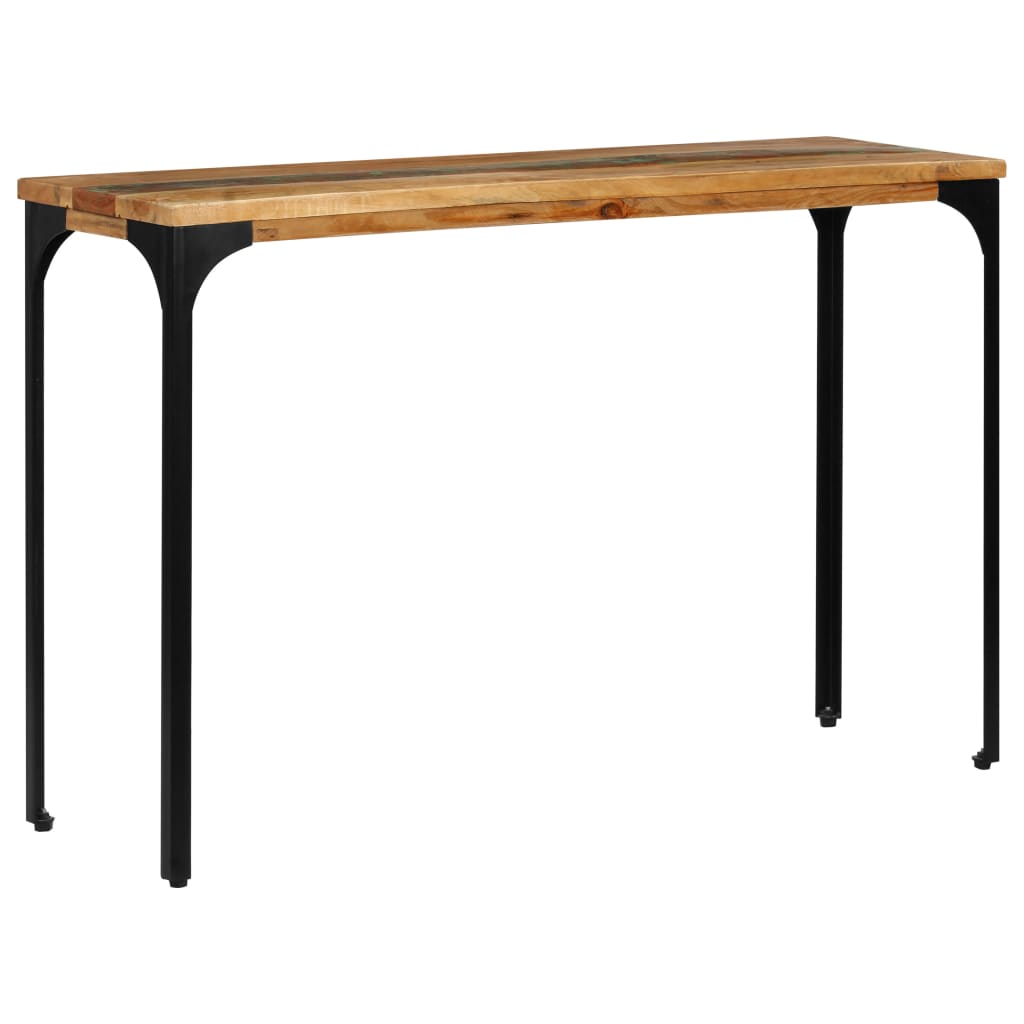 Tavolo Consolle 120x35x76 cm Legno Massello di Recupero 247323