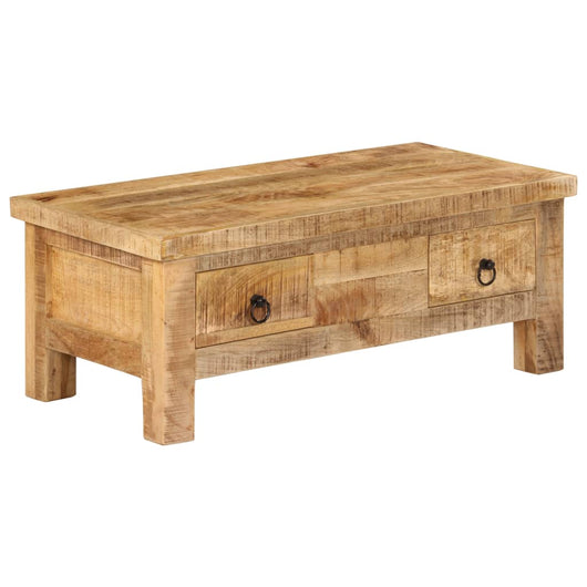 Tavolino da CaffÃ¨ 90x45x35 cm in Legno Massello di Mango cod mxl 29733