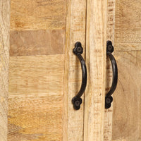 Libreria 50x30x180 cm in Legno Massello di Mango 247329