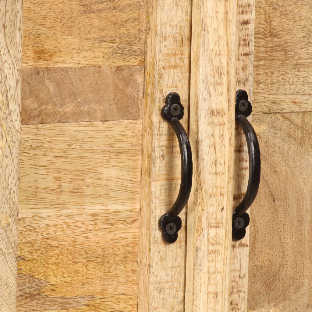 Libreria 50x30x180 cm in Legno Massello di Mango 247329