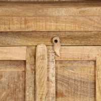 Libreria 50x30x180 cm in Legno Massello di Mango 247329