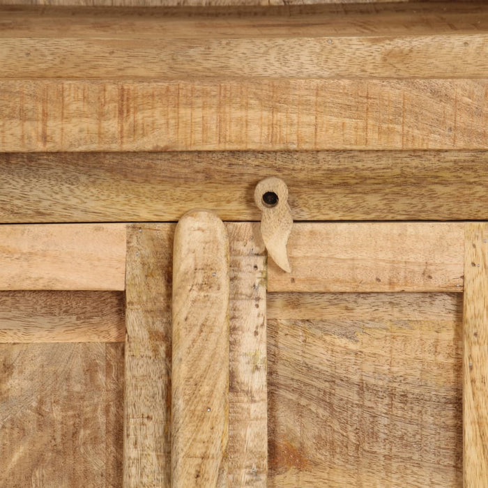 Libreria 50x30x180 cm in Legno Massello di Mango 247329