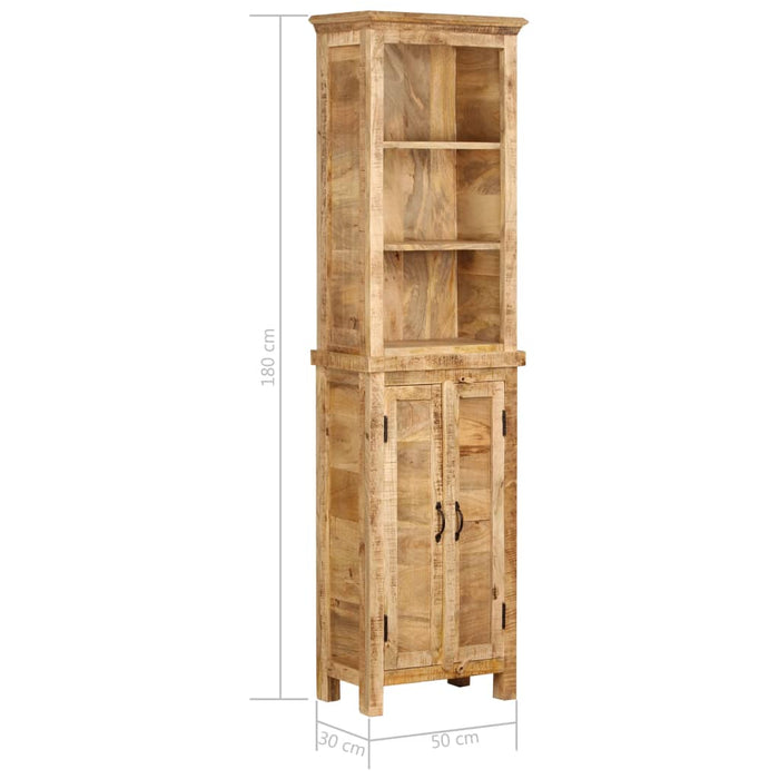 Libreria 50x30x180 cm in Legno Massello di Mango 247329