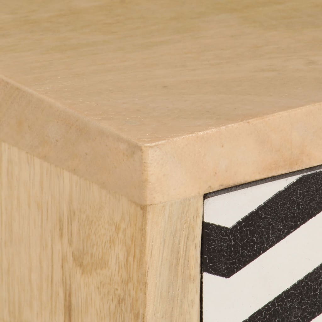 Mobile Porta TV-Mobile per TV-Credenza TV 120x30x40 cm in Legno Massello di Mango 864649