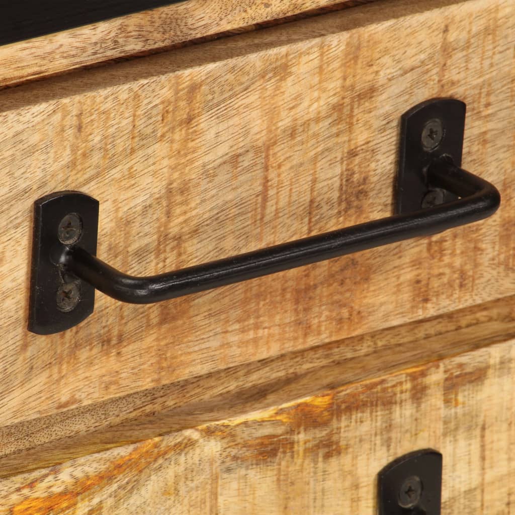 Mobile Porta TV con Cassetti-Mobile per TV-Credenza TV 120x30x40 cm Legno Massello Mango