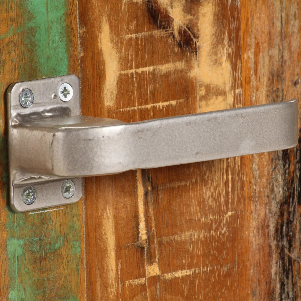 Comodino 50x30x50 cm Legno Massello di Recupero 247514