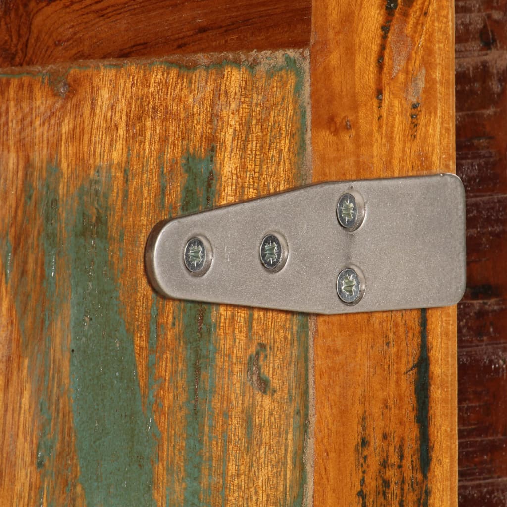 Comodino 50x30x50 cm Legno Massello di Recupero 247514