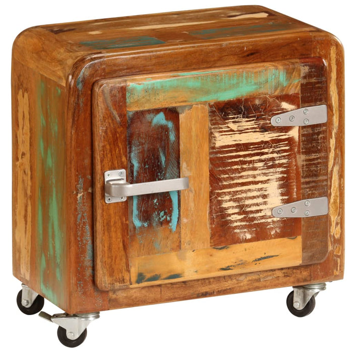 Comodino 50x30x50 cm Legno Massello di Recupero 247514